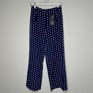 Nasty Gal NEW Chic Polka Dot Wide-Leg Trousers 6